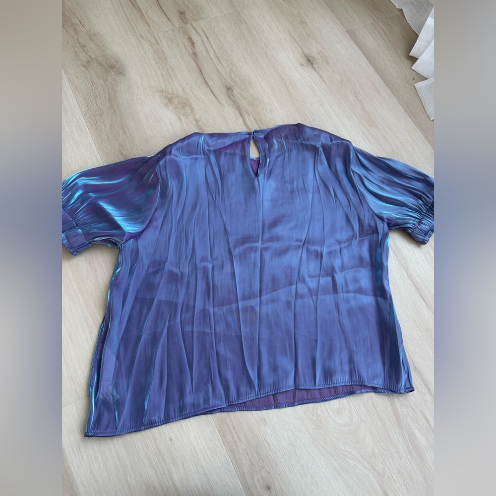🔖NWT Zara Shiny Top - Picture 4 of 5